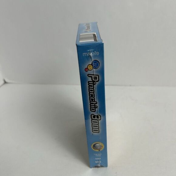 Pinocchio 3000 VHS 2005 Malcolm McDowell Howie Mandel Whoopi Goldber RARE SEALED - Picture 3 of 6